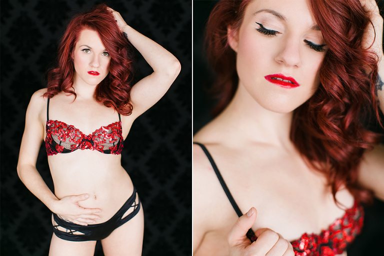 Red Hair And Red Lips Part 1 Boudoir By Courtney